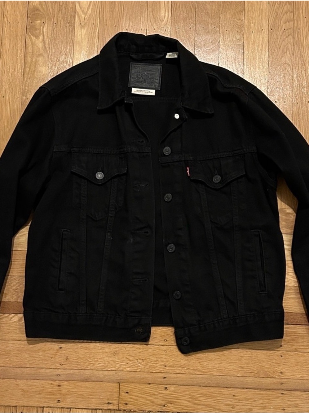 Levi's Black Womens Denim Trucker Jacket